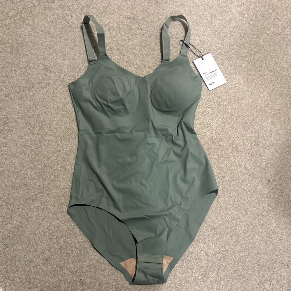 Knix Luxelift Bodysuit Sage Green